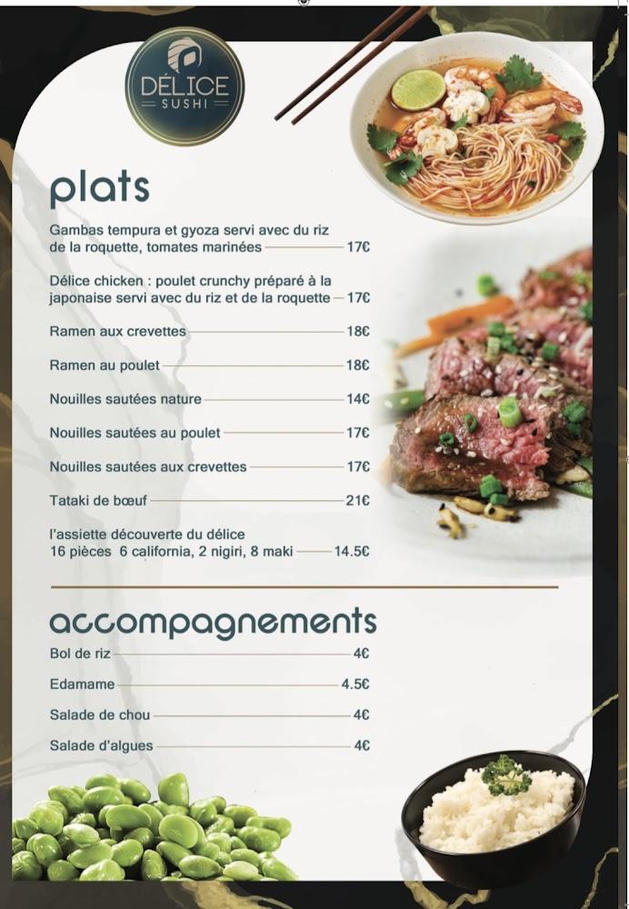 Délice Sushi - Menu Image 3